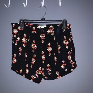 Patterned Flowy Shorts